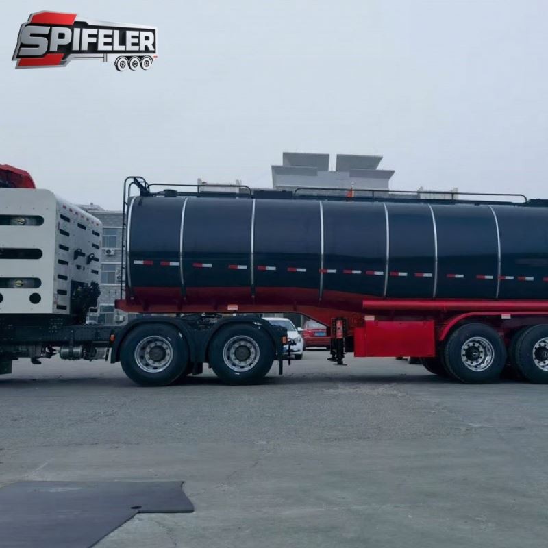 Semi-trèilear còmhdhail asphalt